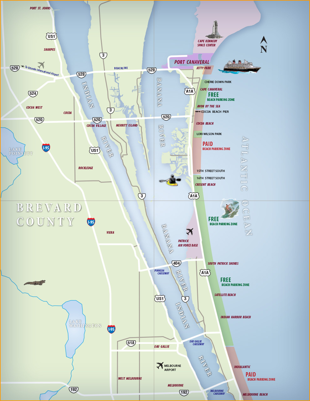 Port Canaveral Area Map 11-14-14